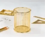 Metal Cosmetic Organizer for Makeup Brushes and Pens